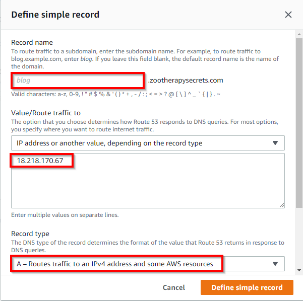 Create-simple-record Create-simple-record
