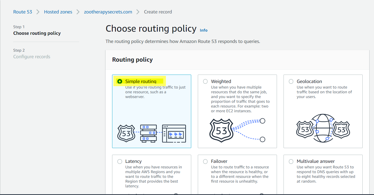 Routing-policy